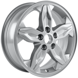 Platišče iz lahke zlitine 16" s 5 kraki, srebrne barve